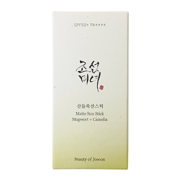 Matte Sun Stick: Mugwort + Camelia - Yağlı olmayan güneş koruması